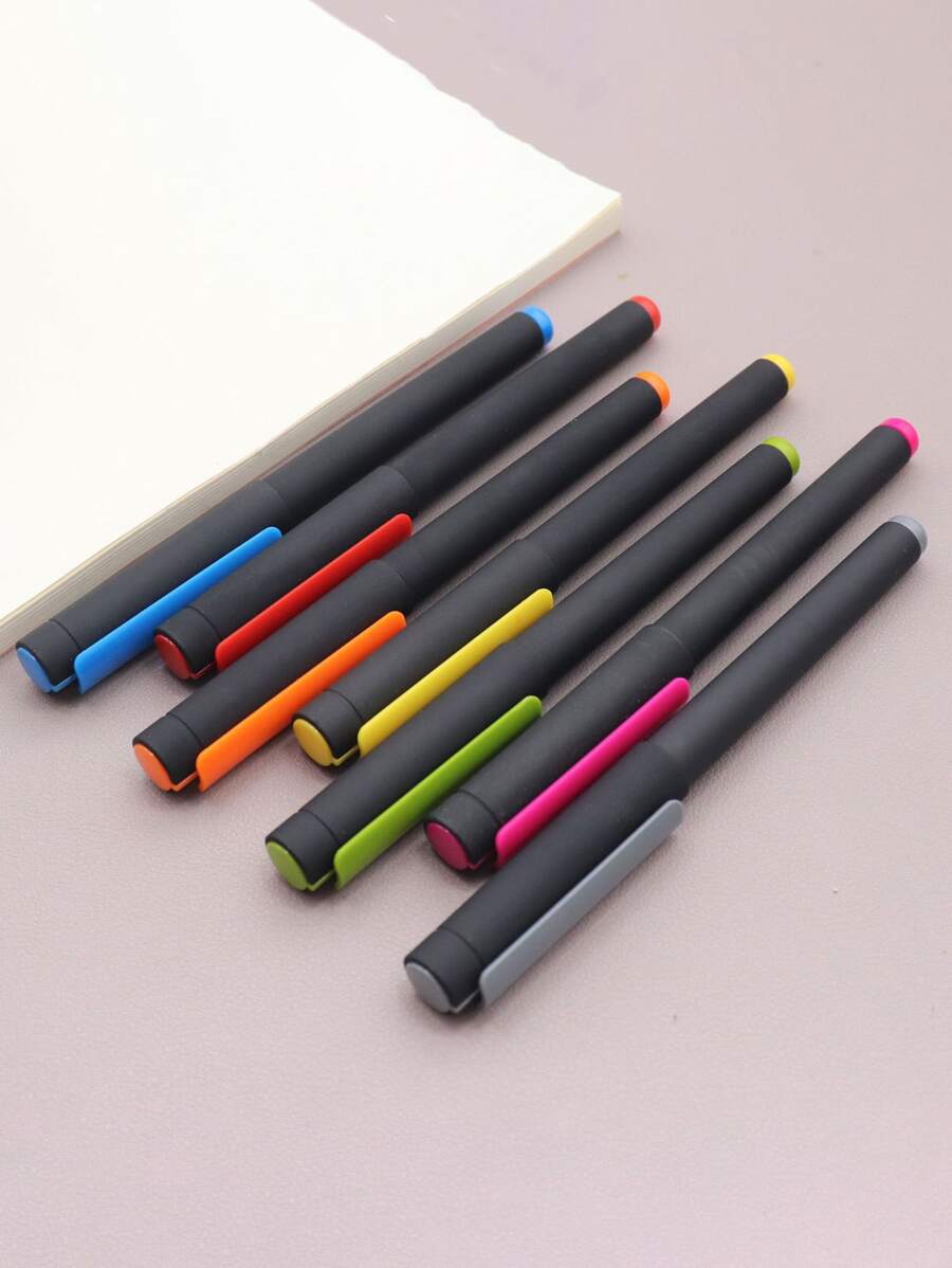 1pc Minimalist Random Gel Pen - Multicolor - View 1