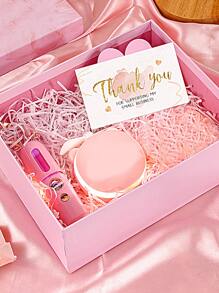 50 piezas Tarjeta de regalo con estampado de slogan - Multicolor - Ver 1