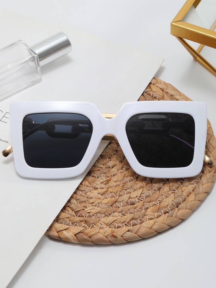 时尚潮流眼镜 女士沙滩配饰 太阳镜 太阳镜 遮阳镜 - 金色 - 查看 6