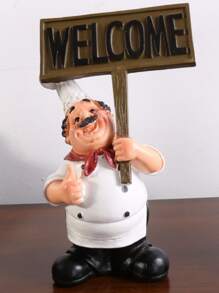 厨师设计装饰工艺最佳礼物 - 白色 - 查看 6