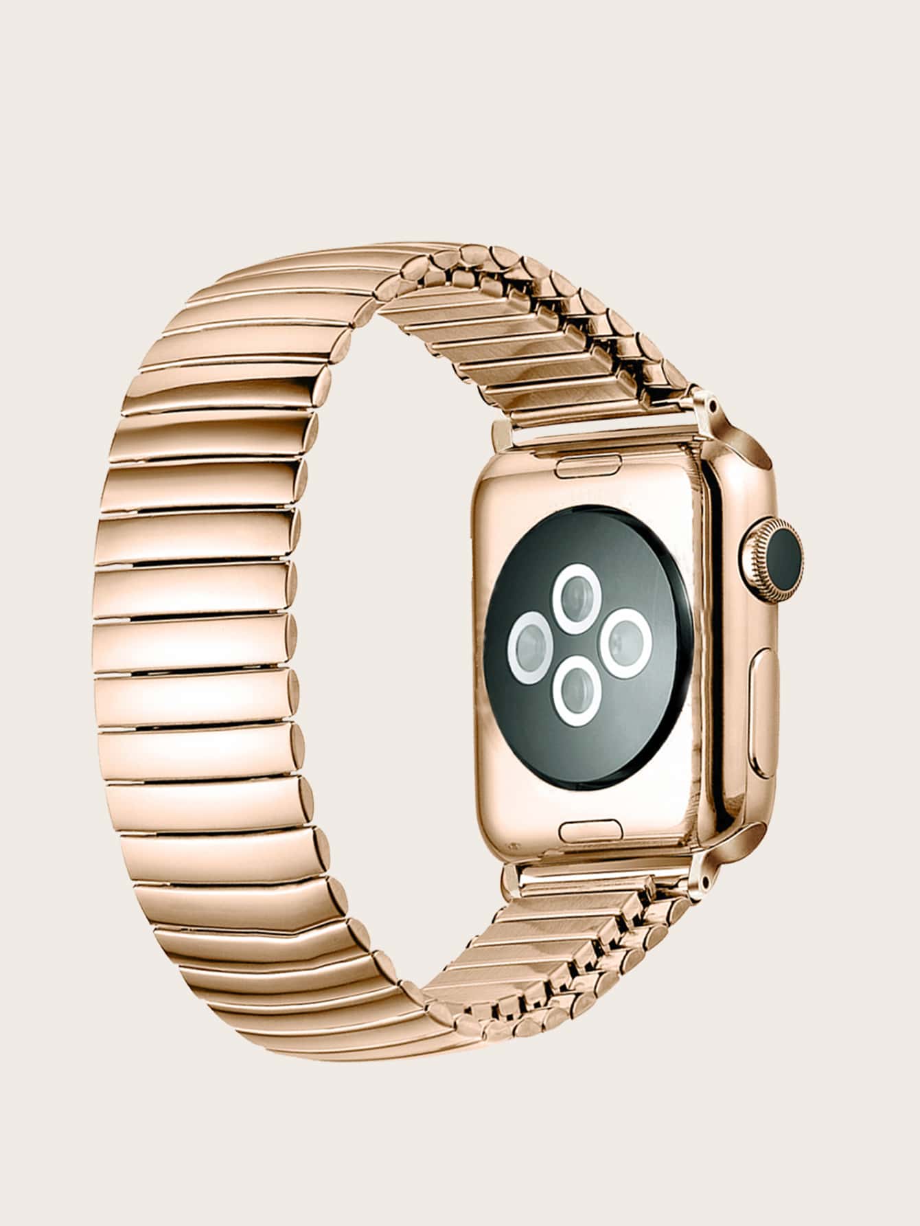 Metal Watchband Compatible With Apple Watch - Rose Gold - View 1