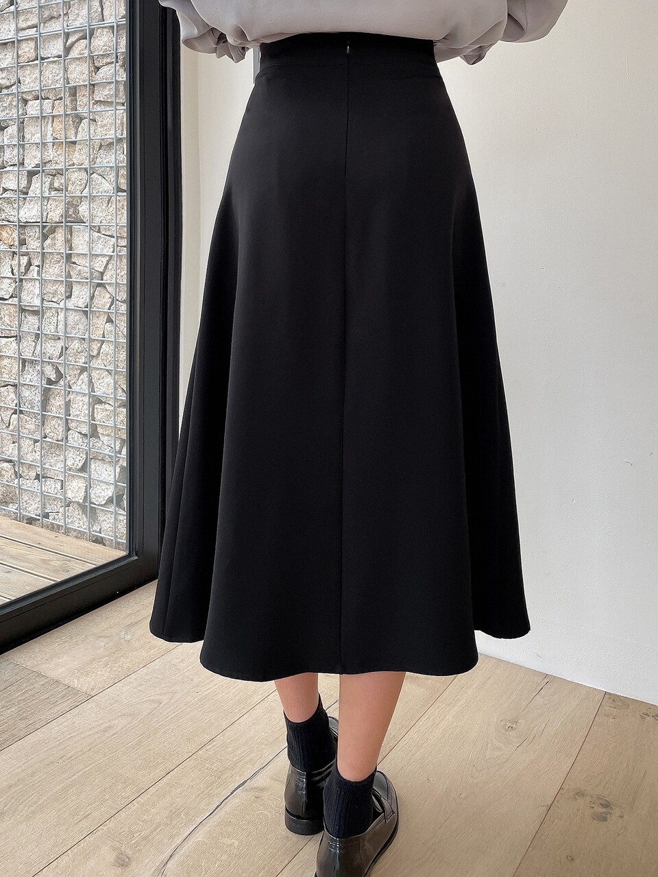 High Waist Knot Side Split Thigh Skirt Fall,Winter