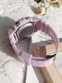 Reloj electrónico luminoso - Morado - Ver 4