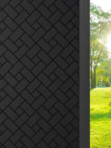 1入組幾何樣式裝飾膜 - 黑色 - 查看 2