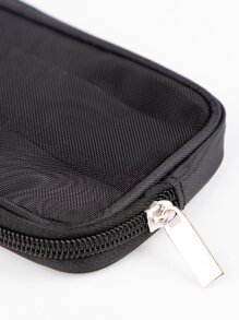 RANCAI 1 件网状化妆刷包旅行化妆工具收纳袋小化妆包旅行洗漱包铅笔盒化妆师收纳包