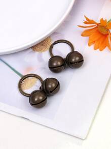 1pc Bell Decor Pet ID Tag - Bronze - View 4