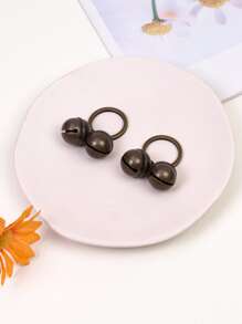 1pc Bell Decor Pet ID Tag - Bronze - View 5