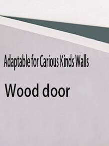 2pcs Stainless Steel Door Back Hanging Hook - White - View 3