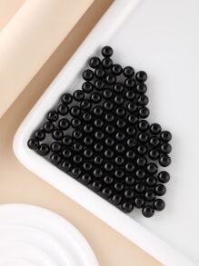 100入組釘珠DIY首飾配件 - 黑色 - 查看 4