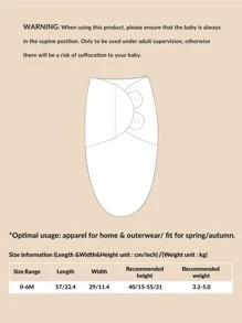 卡通圖形嬰兒襁褓毯 - 彩色 - 查看 3