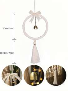 1 cái nơ trang trí tường treo tường chuông gió - Nhiều màu - Xem 2