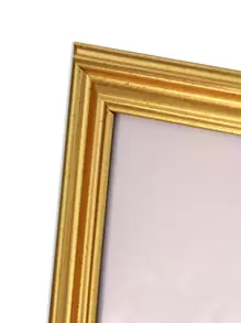 1pc Durable Plastic Photo Frame,Modern Gold Color Picture Frame For Home Decoration Gifts Birthday Graduation