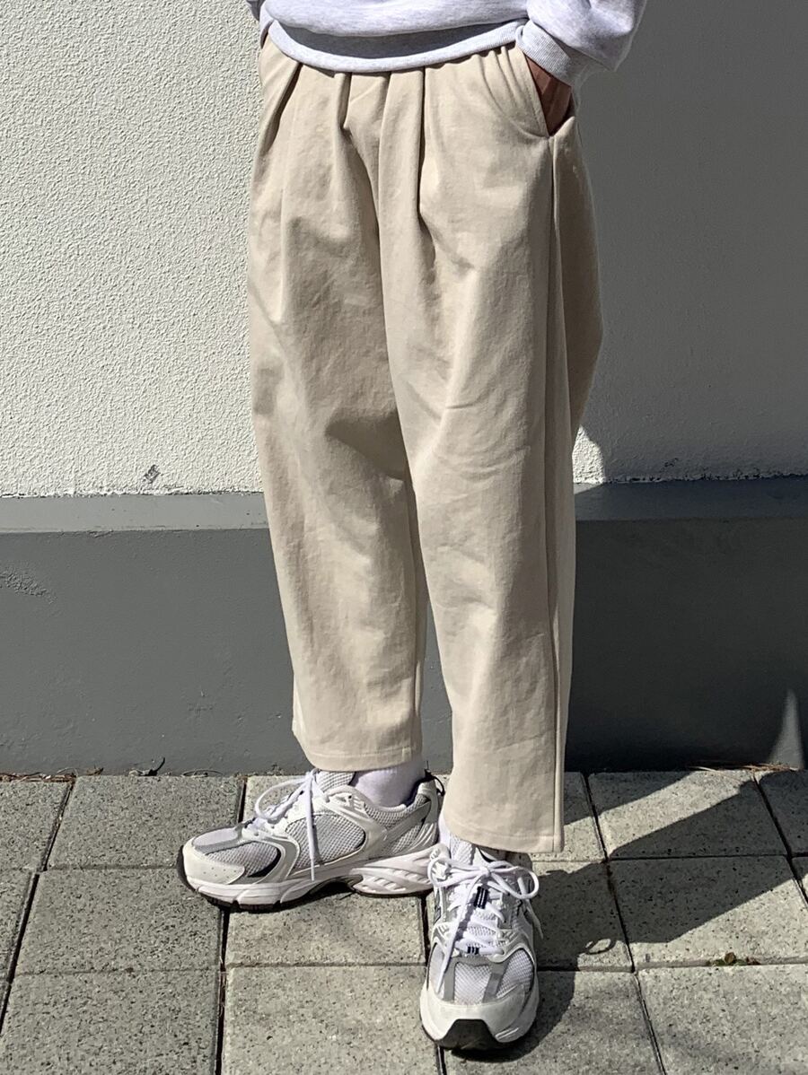 DAZY Men Slant Pocket Trousers - Khaki - View 1