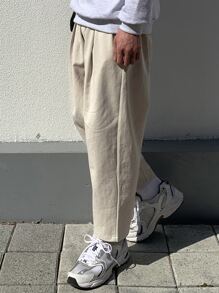 DAZY Men Slant Pocket Trousers - Khaki - View 4