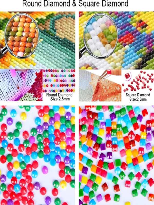 Lip & Butterfly Pattern DIY Diamond Painting Without Frame, Full Drill