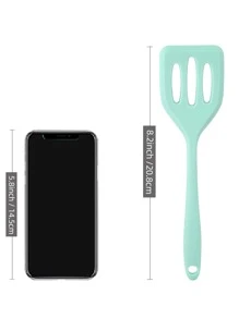 1入組矽膠烹飪鍋鏟 - 綠色 - 查看 2