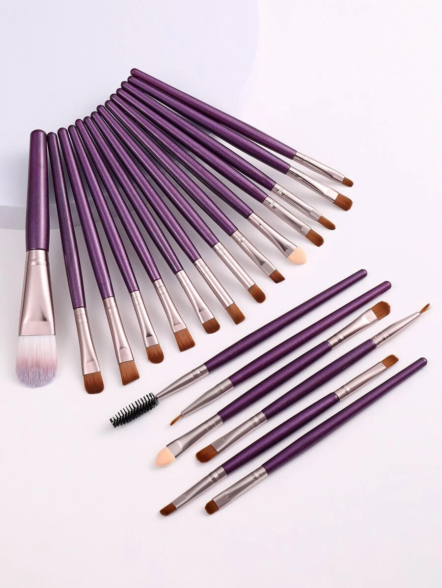 Bộ 20 cọ trang điểm, cọ tán phấn mắt bằng sợi tổng hợp cao cấp, dụng cụ mỹ phẩm cho mặt và mắt, Bộ cọ, Bộ cọ trang điểm, Bộ cọ trang điểm, Bộ trang điểm hoàn chỉnh, Bộ cọ trang điểm, Bộ trang điểm hoàn chỉnh, Bộ cọ, Bộ cọ trang điểm, Bộ quà tặng trang điểm, Bộ - Nhiều màu - Xem 1