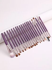 Bộ 20 cọ trang điểm, cọ tán phấn mắt bằng sợi tổng hợp cao cấp, dụng cụ mỹ phẩm cho mặt và mắt, Bộ cọ, Bộ cọ trang điểm, Bộ cọ trang điểm, Bộ trang điểm hoàn chỉnh, Bộ cọ trang điểm, Bộ trang điểm hoàn chỉnh, Bộ cọ, Bộ cọ trang điểm, Bộ quà tặng trang điểm, Bộ - Nhiều màu - Xem 2
