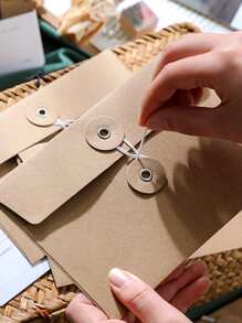 5 piezas Sobre liso - Marrón - Ver 1