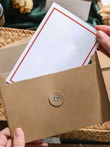 5 piezas Sobre liso - Marrón - Ver 4