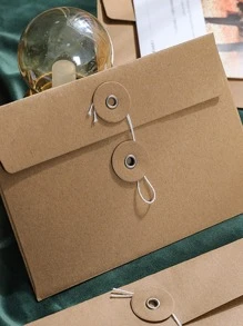 5 piezas Sobre liso - Marrón - Ver 5