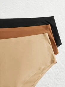 大碼3入組素色簡約內褲