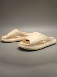 Hombres Chanclas con abertura - Beis - Ver 1