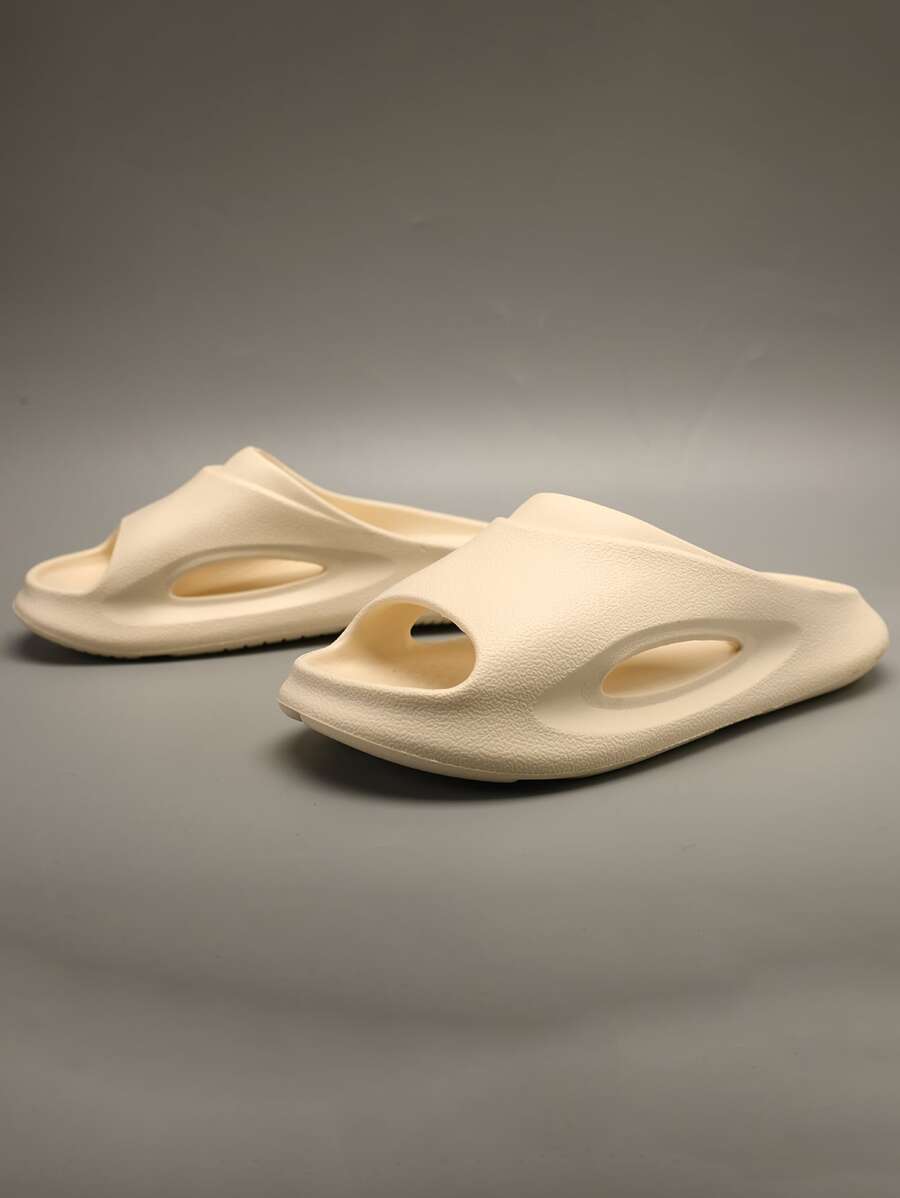 Hombres Chanclas con abertura - Beis - Ver 1