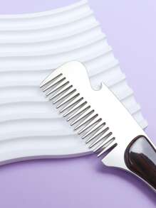 Hombres 1 pieza Peine de barba - Multicolor - Ver 2