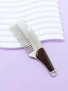 Hombres 1 pieza Peine de barba - Multicolor - Ver 3