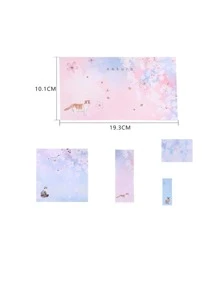 1box Random Pattern Sticky Note - Multicolor - View 8