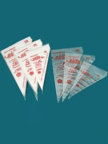 100 piezas/bolsa manga pastelera gruesa manga pastelera desechable crema - Multicolor - Ver 1