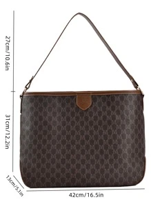 春秋经典时尚魅力轻奢欧美风情百搭四季购物旅行手提单肩包 - 彩色 - 查看 5