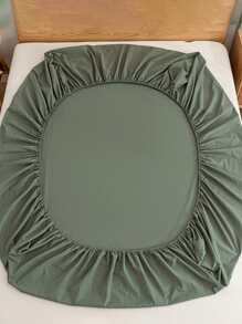 3pcs Olive Green Soft & Cozy Brushed Bedding Set