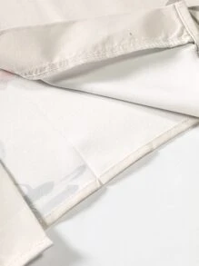 Manfinity EMRG Men Floral Print Drop Shoulder Kimono Without Tee - Apricot - View 4