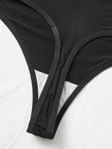 3 piezas Set bragas unicolor - Negro - Ver 5