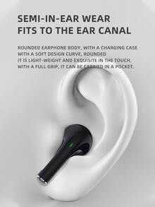 1入組藍牙耳機 - 黑色 - 查看 6