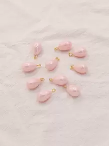 10 piezas Colgante DIY gota de agua - Rosa - Ver 1