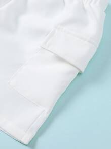 Toddler Boys Tropical Print Shirt & Shorts Without Tee - Multicolor - View 4