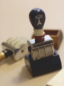 1pc Random Color Roller Stamp - Multicolor - View 3