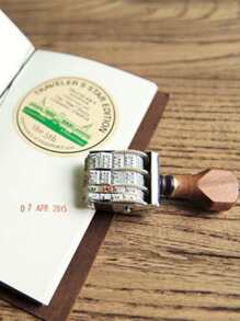 1pc Random Color Roller Stamp - Multicolor - View 7