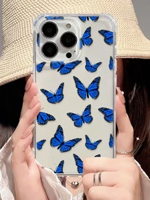 Funda para móvil con patrón de mariposa - Multicolor - Ver 1
