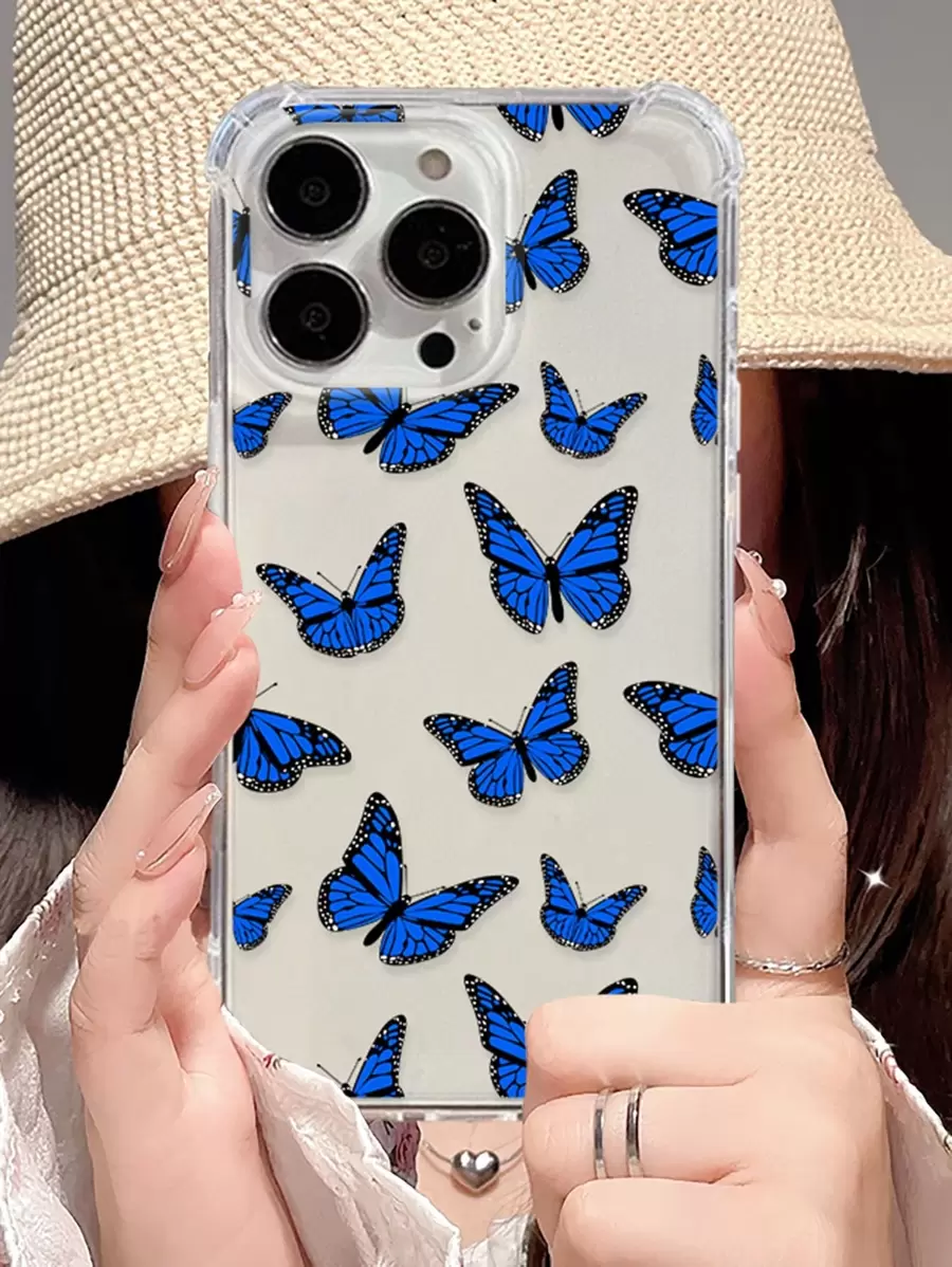 Funda para móvil con patrón de mariposa - Multicolor - Ver 1