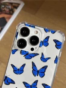 Funda para móvil con patrón de mariposa - Multicolor - Ver 4