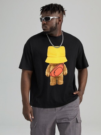 Manfinity 男士卡通圖案T恤