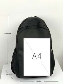 大容量纯色背包，适合旅行、购物、度假