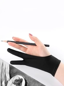 2 đôi Găng tay vẽ trơn - màu đen - Xem 1