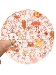 40Pcs Cute New Year Rabbit Sticker Back To School