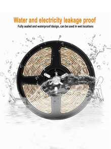 SHEIN BASIC LIVING 1件入智能感應LED燈條 - 黃色 - 查看 3