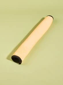 1pc Contrast Binding Pet Bath Towel - Yellow - View 3